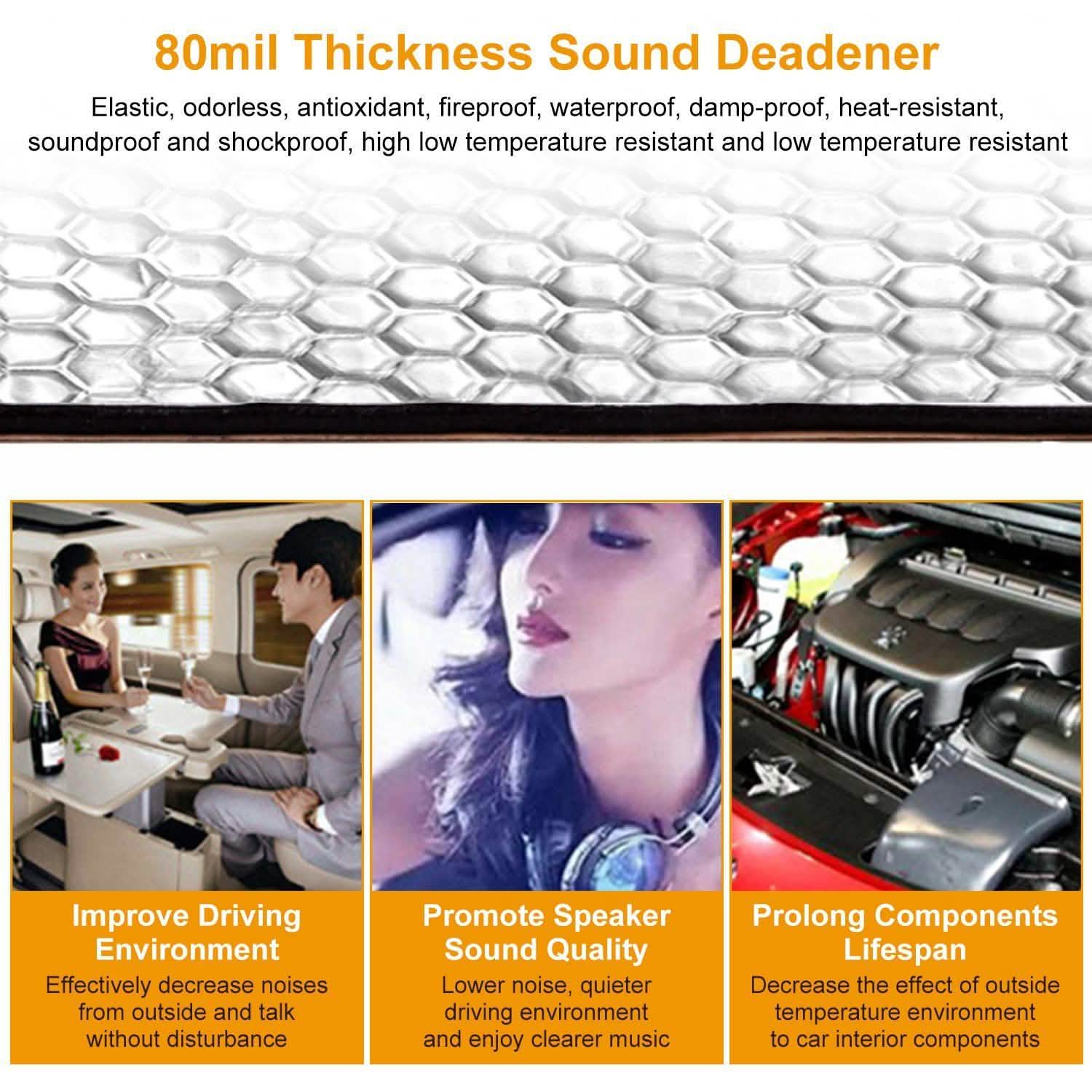 Car Sound Deadening Mat Automotive - Tophatter Daily Deals