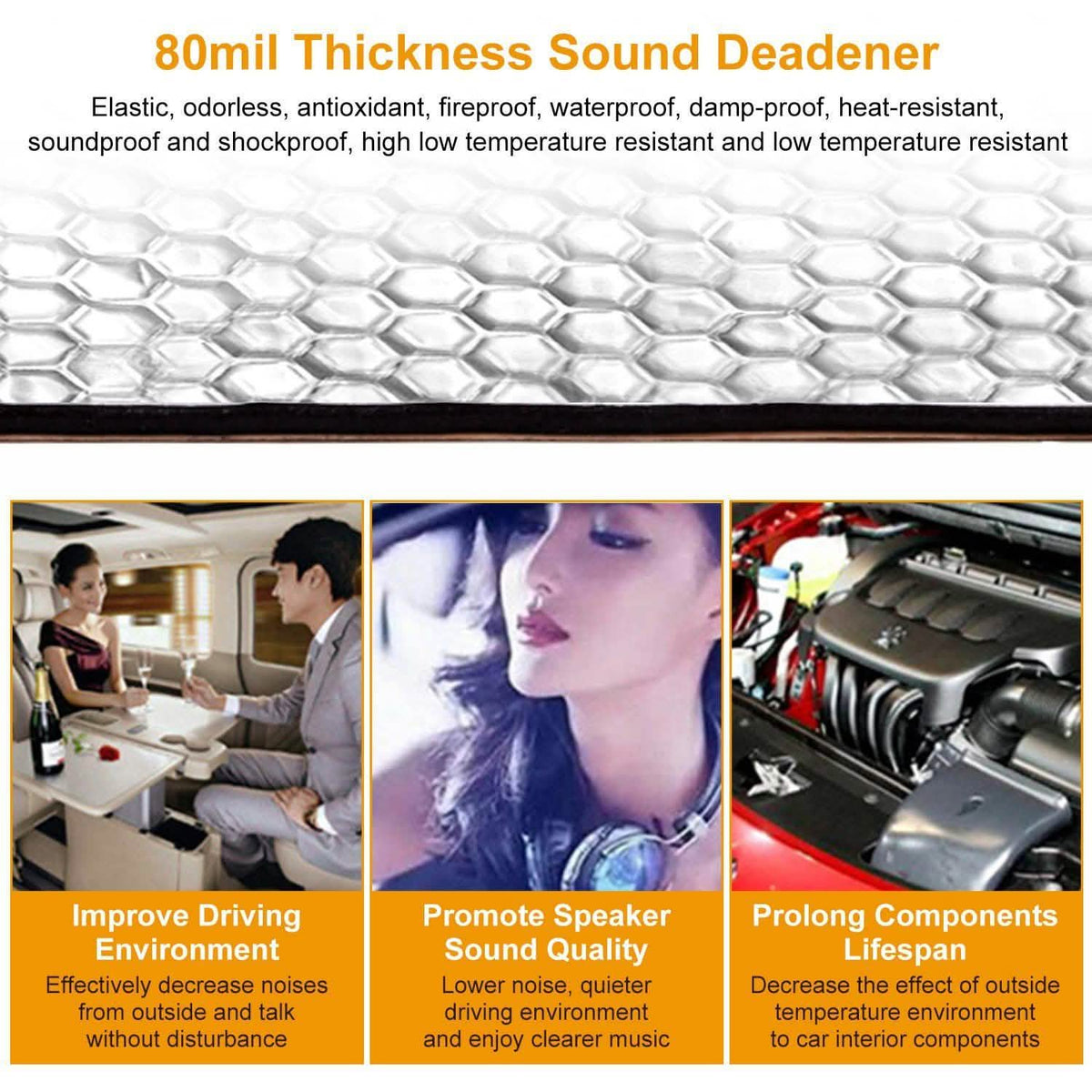 Car Sound Deadening Mat Automotive - Tophatter Daily Deals