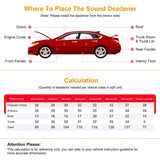Car Sound Deadening Mat Automotive - Tophatter Daily Deals