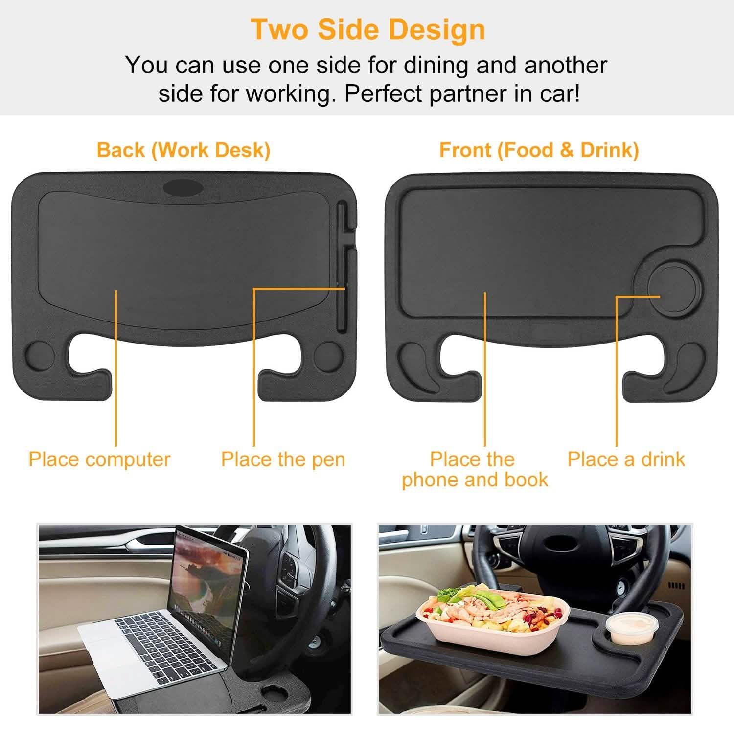 Car Steering Wheel Tray Automotive - Tophatter Daily Deals