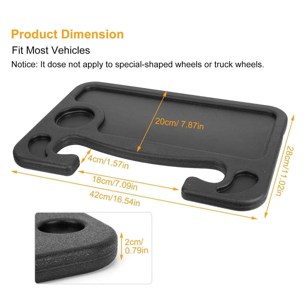 Car Steering Wheel Tray Automotive - Tophatter Daily Deals