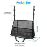 Car Storage Netting Pouch Seat Side Storage Mesh Organizer Bag Automotive - Tophatter Daily Deals