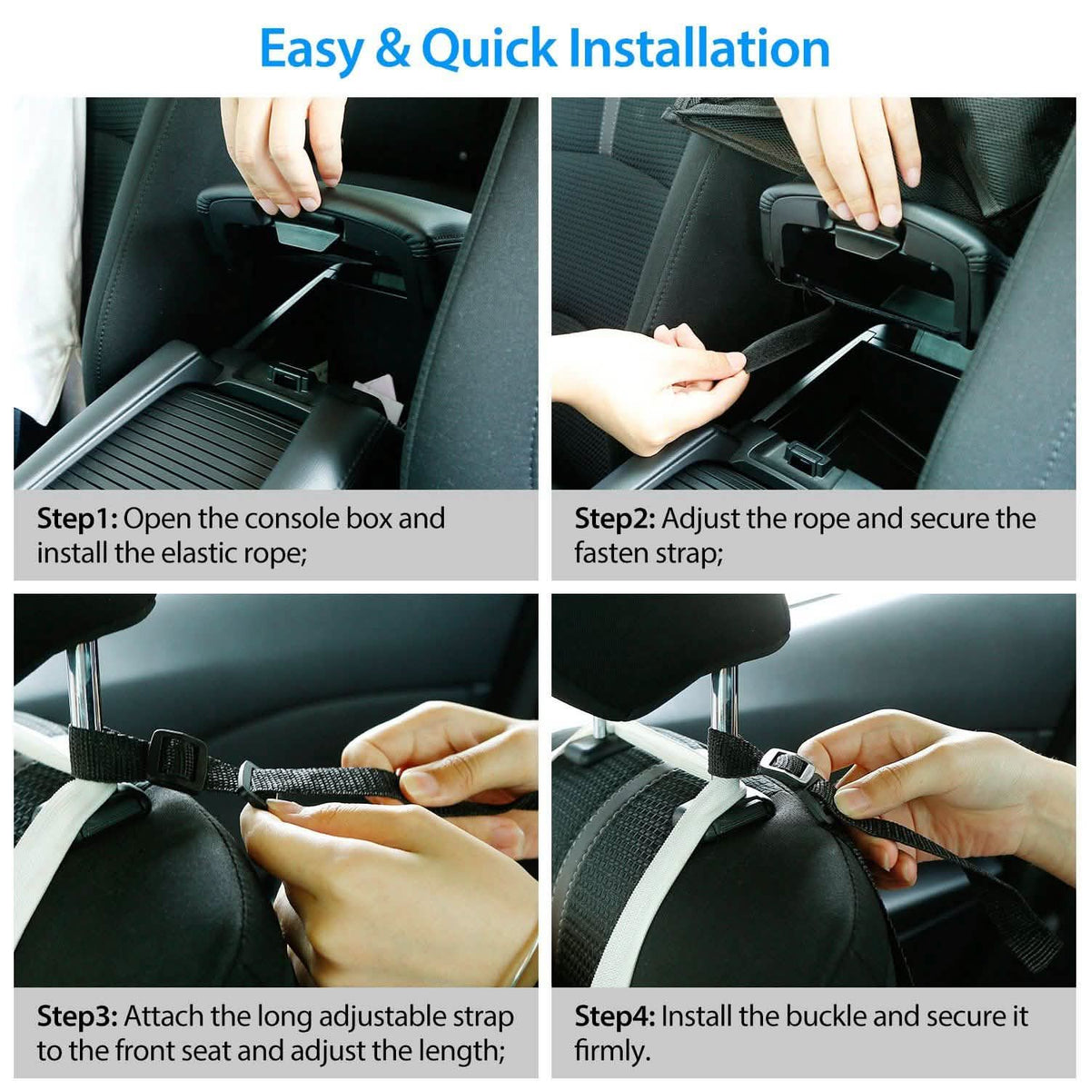 Car Storage Netting Pouch Seat Side Storage Mesh Organizer Bag Automotive - Tophatter Daily Deals