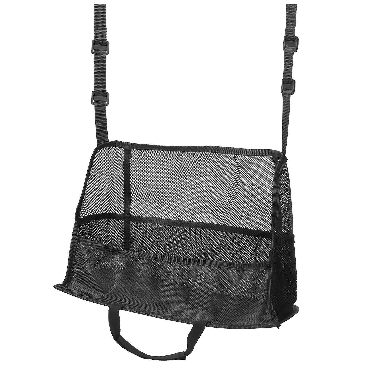 Car Storage Netting Pouch Seat Side Storage Mesh Organizer Bag Automotive - Tophatter Daily Deals