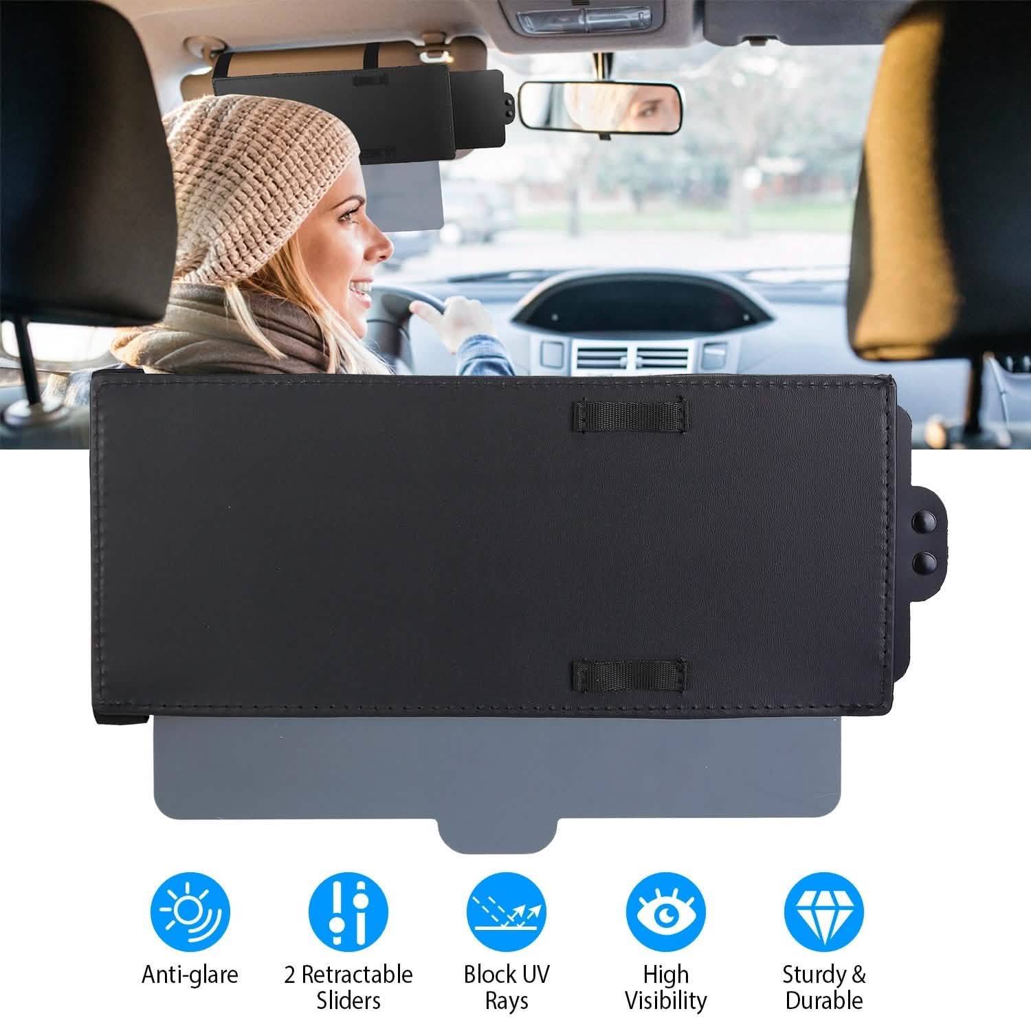 Car Sunshade Sun Visor Extended Automotive - Tophatter Daily Deals