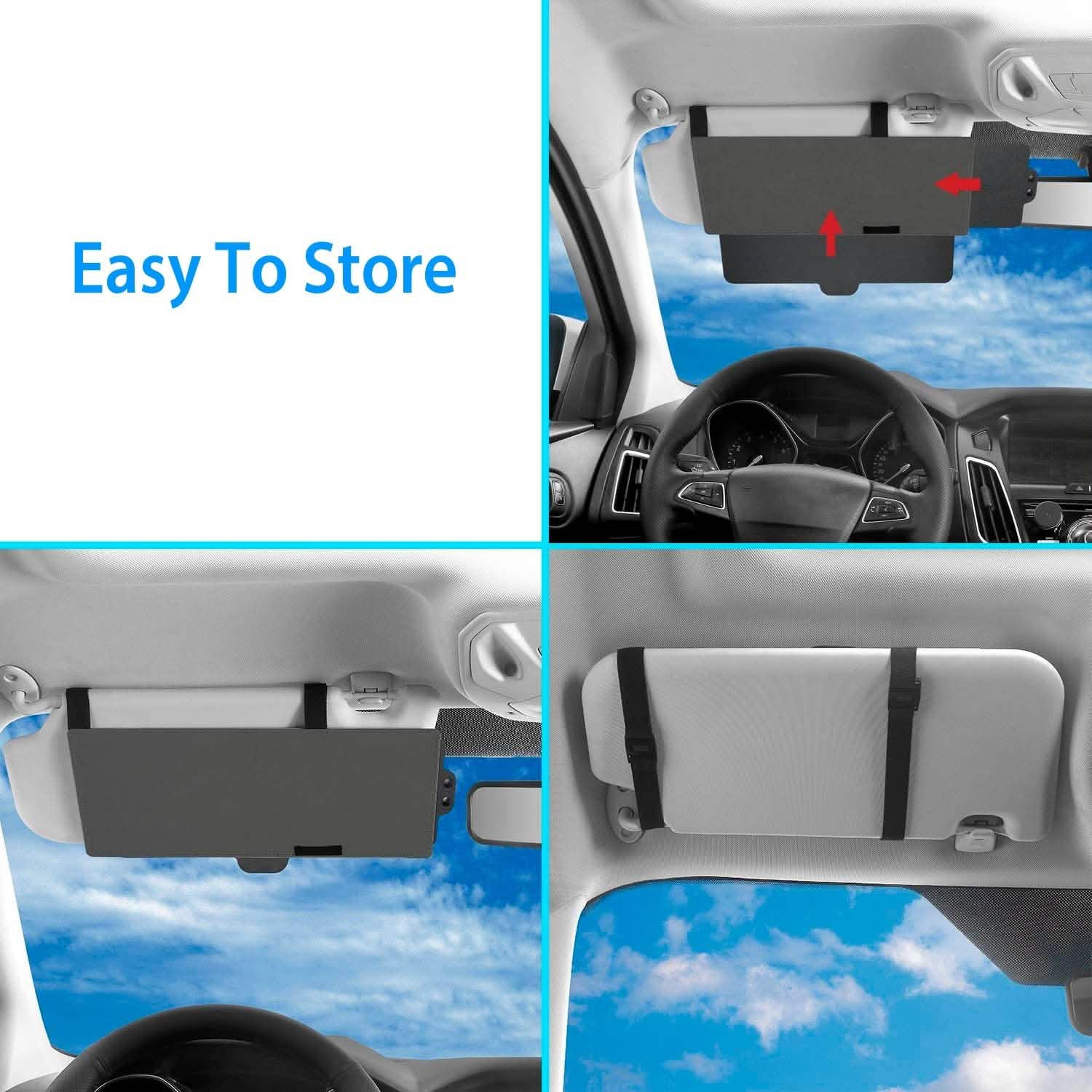 Car Sunshade Sun Visor Extended Automotive - Tophatter Daily Deals