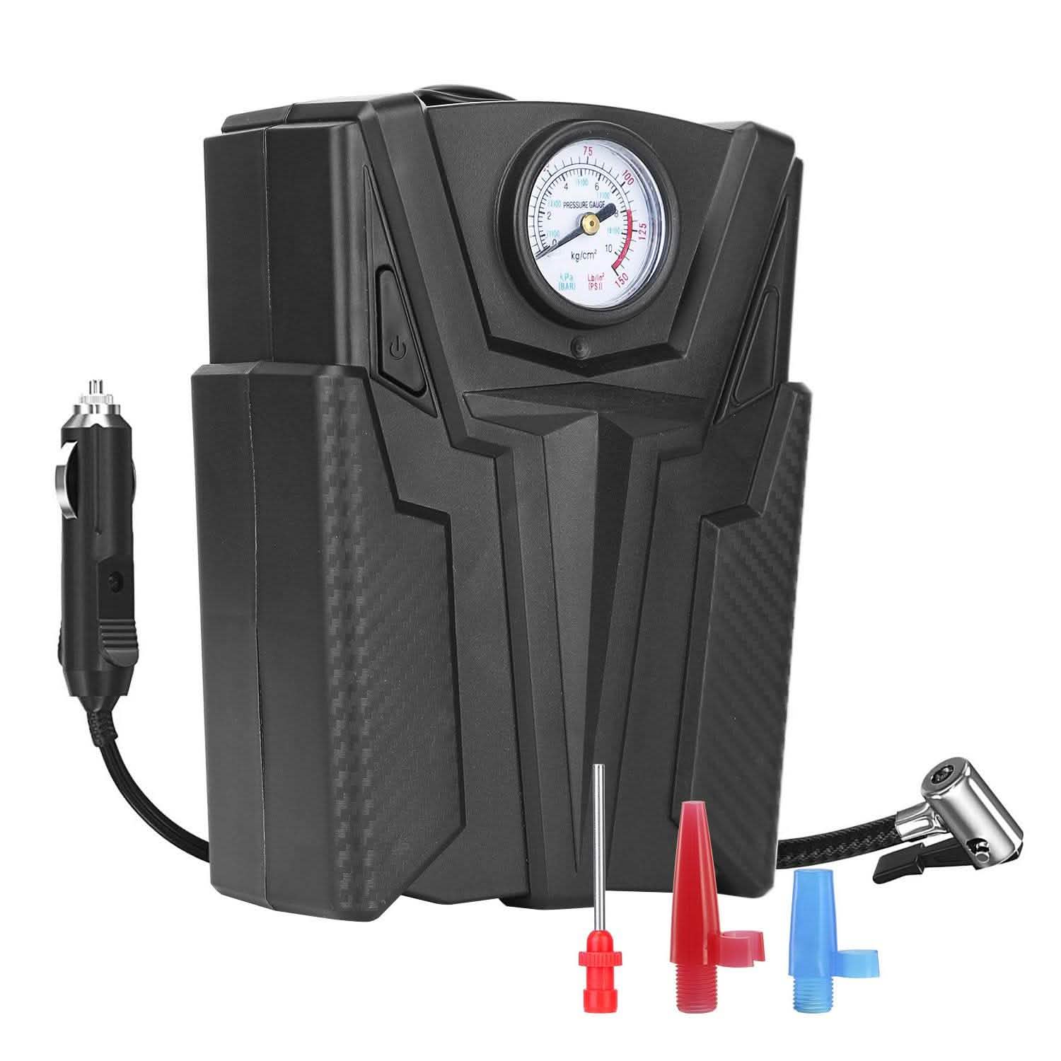 Car Tire Air Pump Portable Air Compressor Pump Automotive - Tophatter Daily Deals