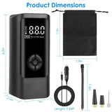 Car Tire Inflator Corded with LED Light Automotive - Tophatter Daily Deals