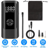 Car Tire Inflator Corded with LED Light Automotive - Tophatter Daily Deals