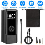 Car Tire Inflator Corded with LED Light Automotive - Tophatter Daily Deals