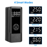 Car Tire Inflator Corded with LED Light Automotive - Tophatter Daily Deals