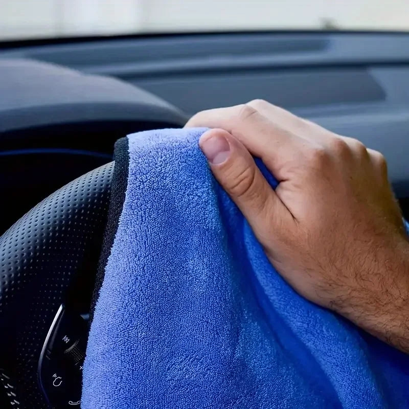 Car Wash Towel Soft quick-drying window and mirror cleaning cloths Car and Motorcycle Accessories - Tophatter Daily Deals