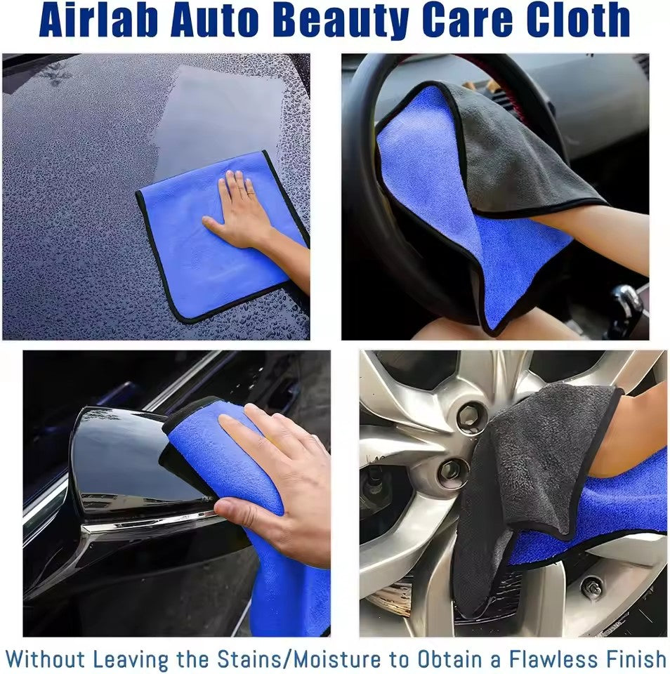 Car Wash Towel Soft quick-drying window and mirror cleaning cloths Car and Motorcycle Accessories - Tophatter Daily Deals