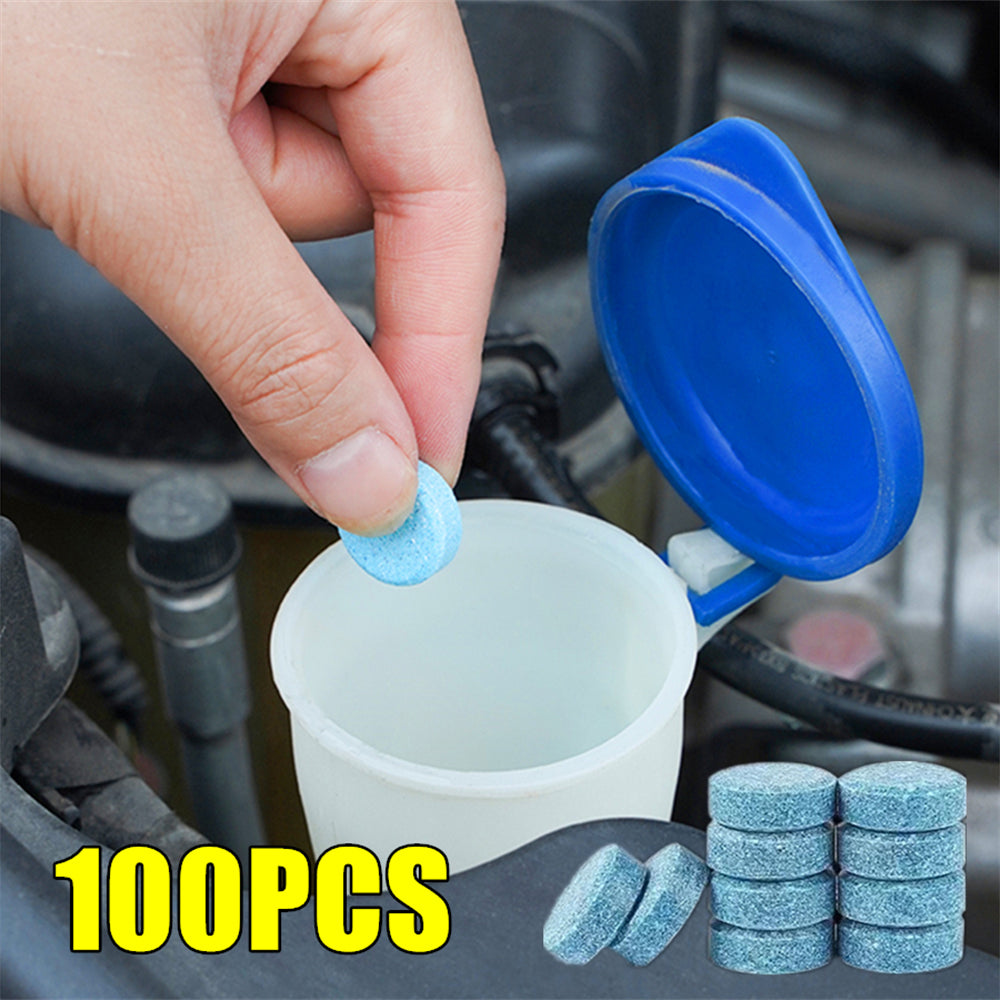 Car Windshield Cleaner Car Effervescent Tablet Glass Car and Motorcycle Accessories - Tophatter Daily Deals
