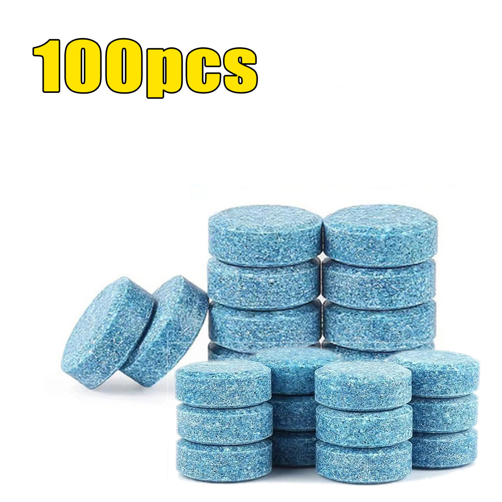 Car Windshield Cleaner Car Effervescent Tablet Glass 100 Car and Motorcycle Accessories - Tophatter Daily Deals