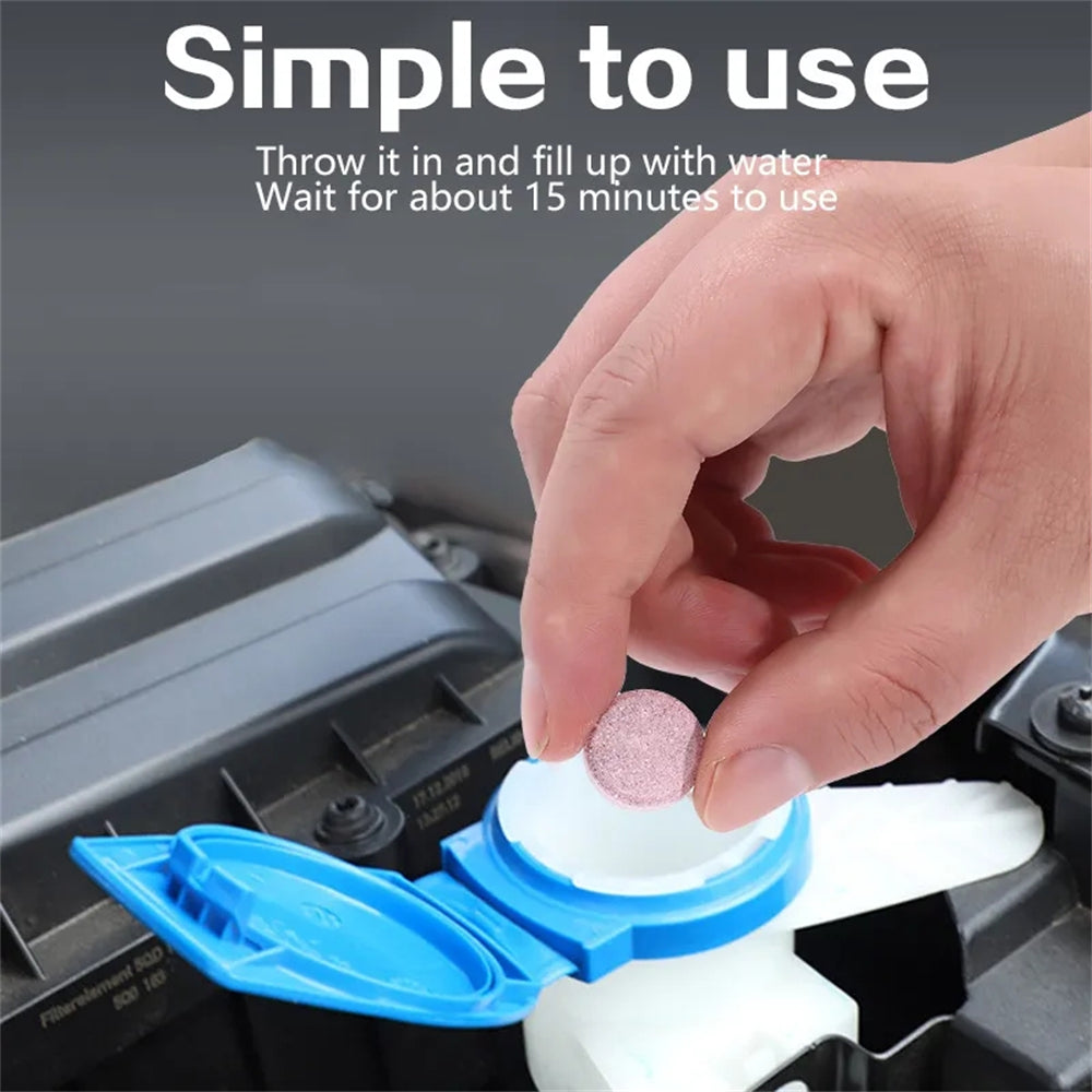 Car Windshield Glass Concentrated Washer Tablets Car Car and Motorcycle Accessories - Tophatter Daily Deals