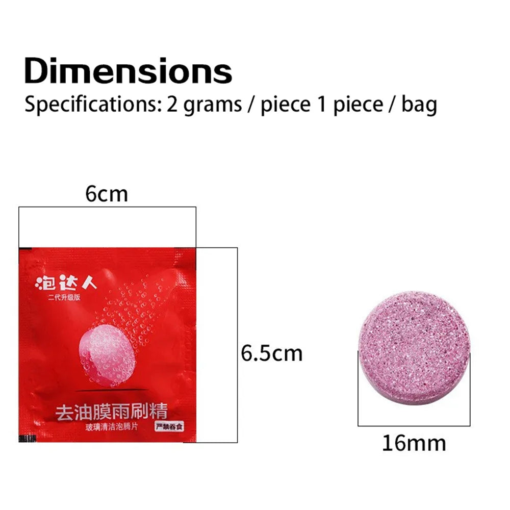 Car Windshield Glass Concentrated Washer Tablets Car Car and Motorcycle Accessories - Tophatter Daily Deals