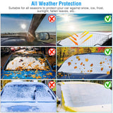 Car Windshield Snow Cover Wind-Proof Magnetic Automotive - Tophatter Daily Deals