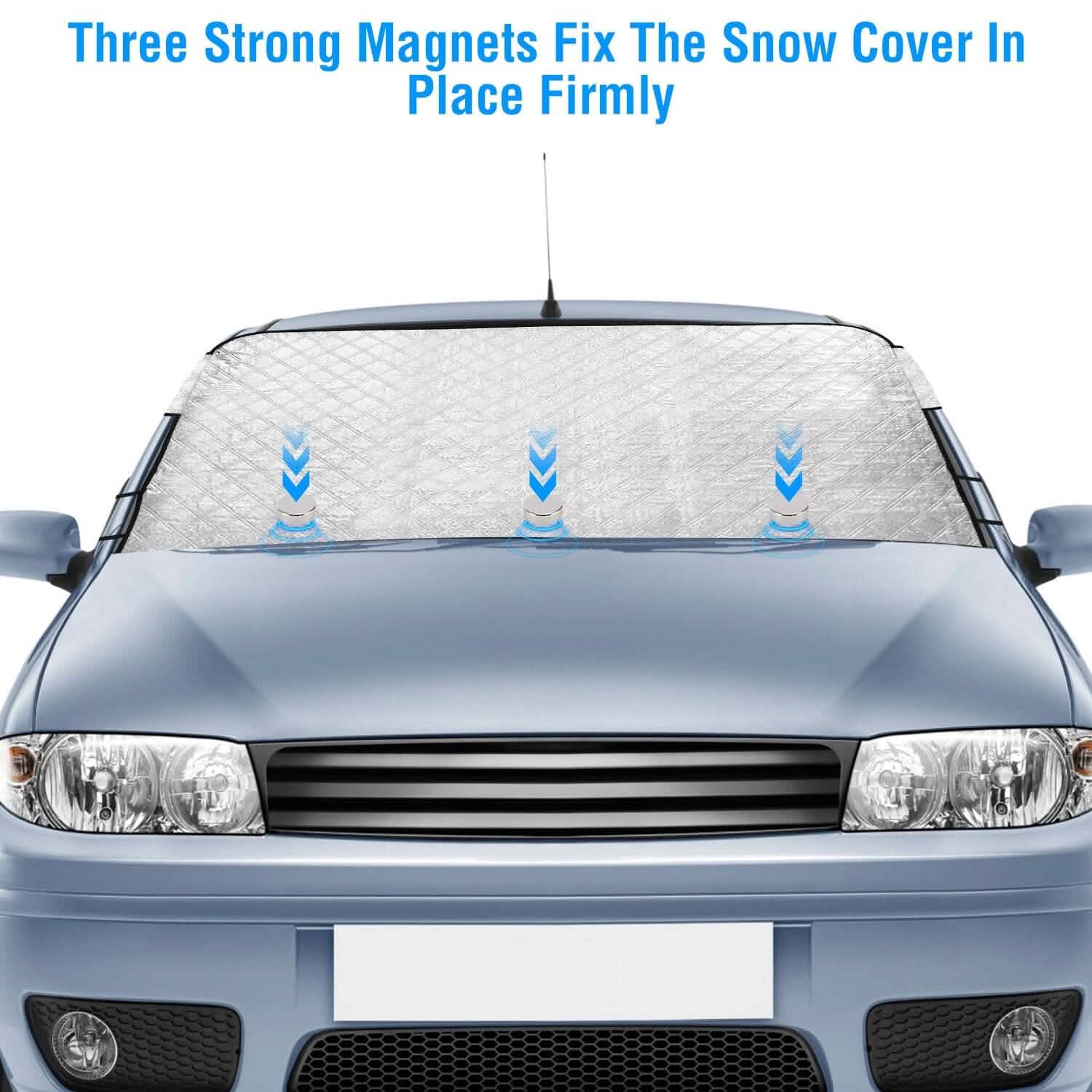 Car Windshield Snow Cover Wind-Proof Magnetic Automotive - Tophatter Daily Deals