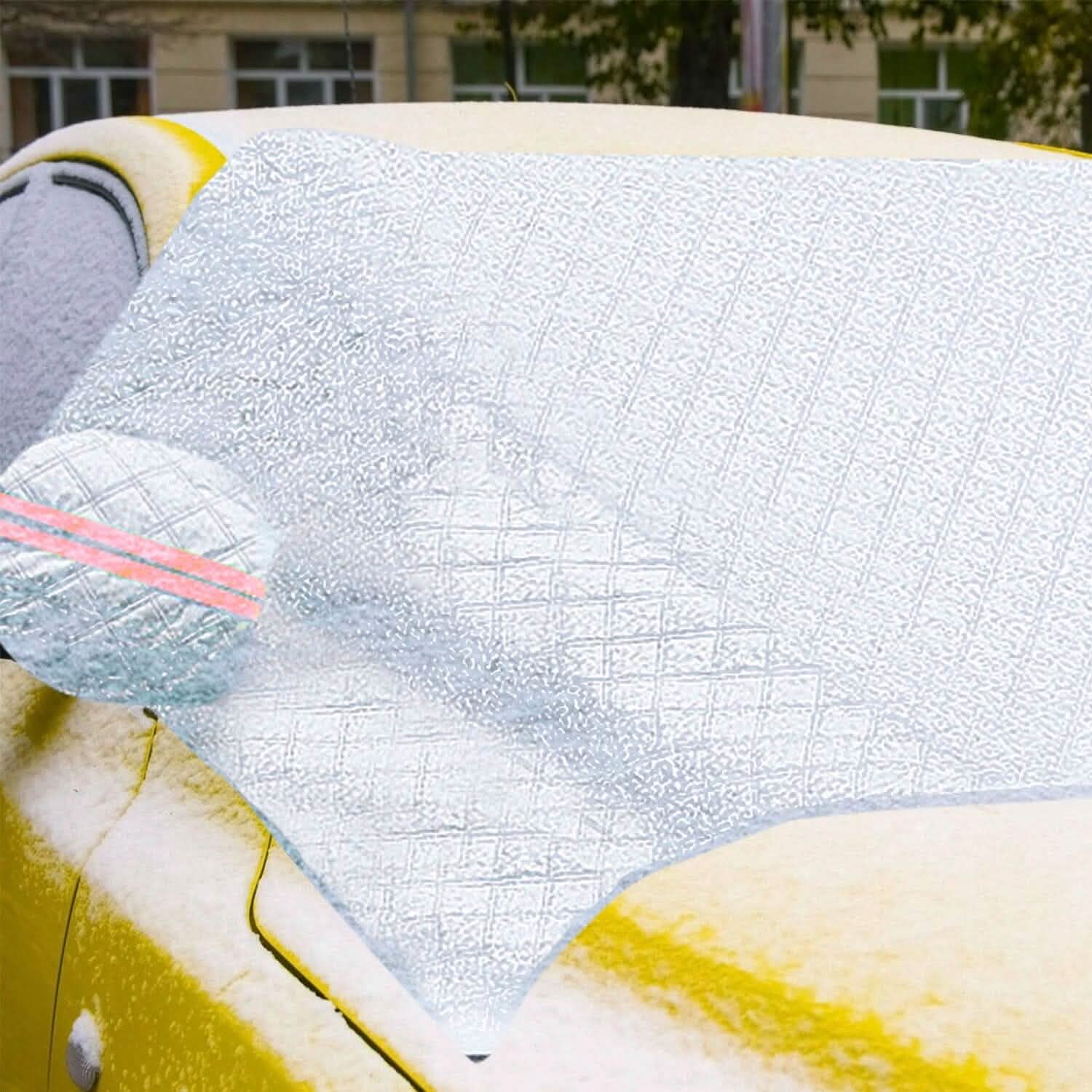 Car Windshield Snow Cover Windproof Magnetic Car Windscreen Cover Automotive - Tophatter Daily Deals