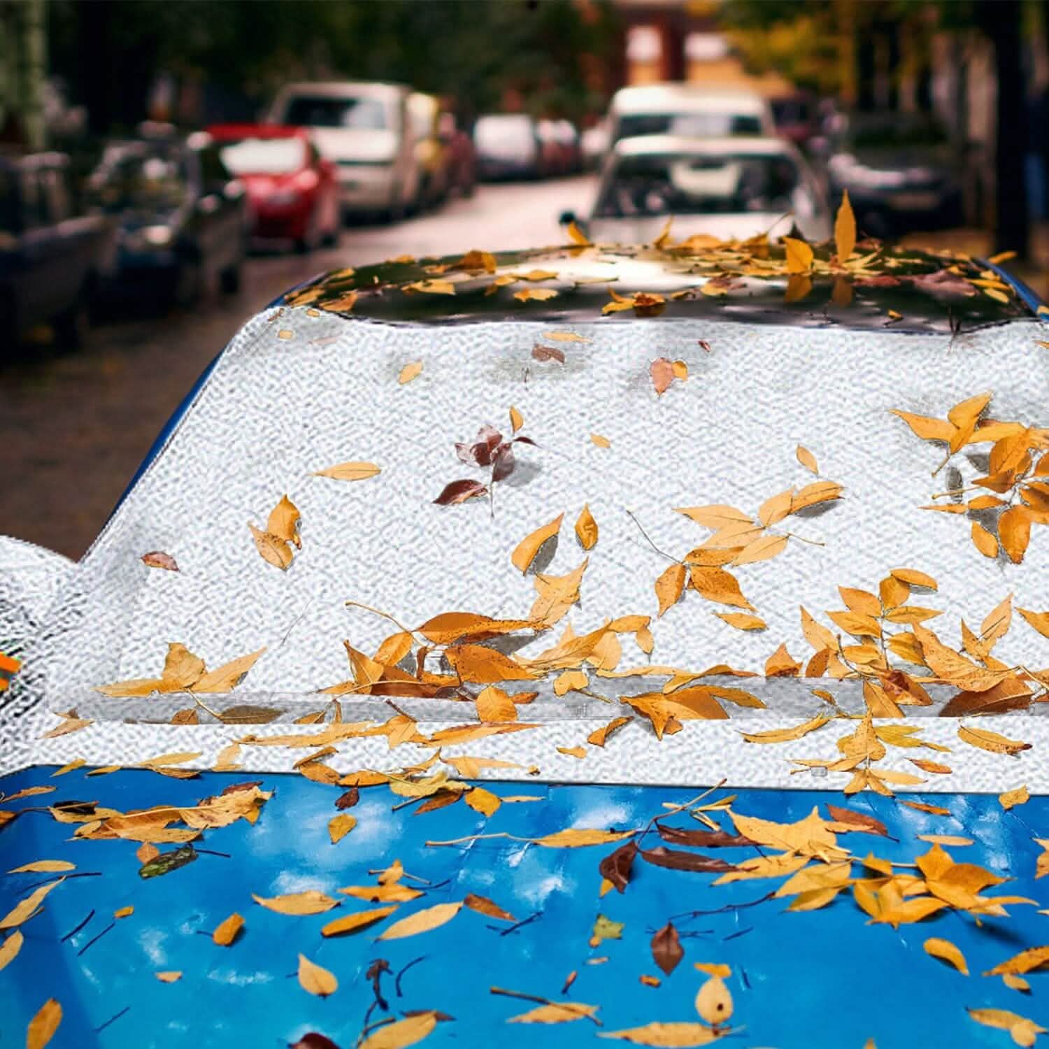 Car Windshield Snow Cover Windproof Magnetic Car Windscreen Cover Automotive - Tophatter Daily Deals