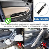 Car Windshield Sun Shade UV Rays and Heat Sun Visor Protector Foldable Reflector Umbrella Automotive - Tophatter Daily Deals