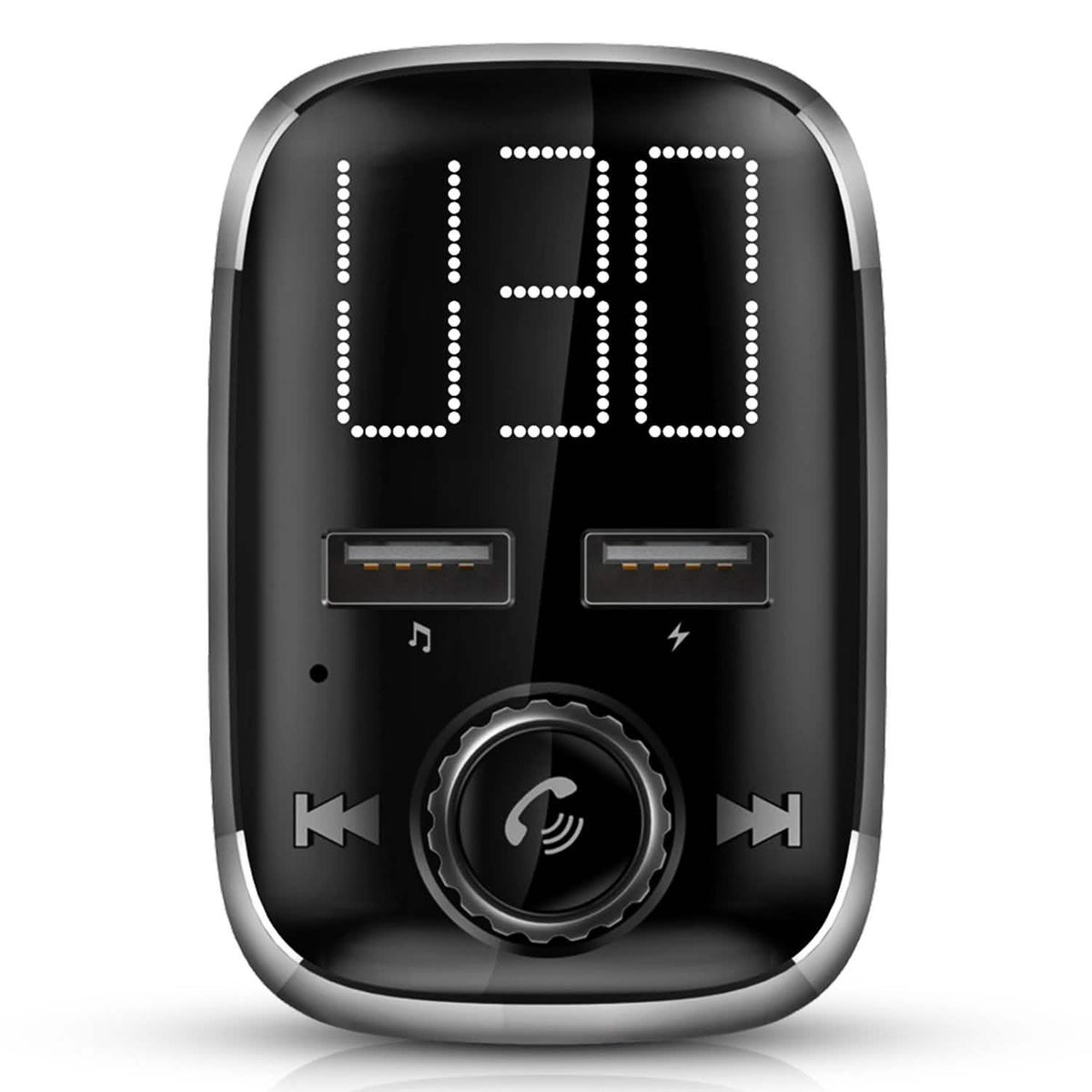 Car Wireless FM Transmitter Dual USB Charger Automotive - Tophatter Daily Deals