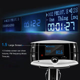 Car Wireless FM Transmitter USB Charger Hands-free Call MP3 Player Phone Chargers - Tophatter Daily Deals