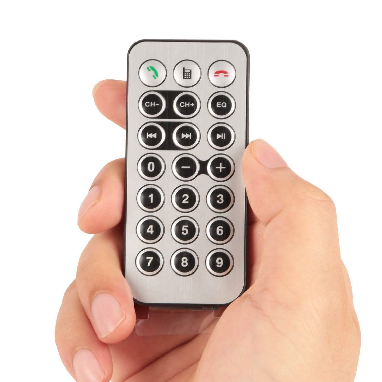 Car Wireless FM Transmitter USB Charger Hands-free Call MP3 Player Automotive - Tophatter Daily Deals