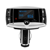Car Wireless FM Transmitter USB Charger Hands-free Call MP3 Player Phone Chargers - Tophatter Daily Deals
