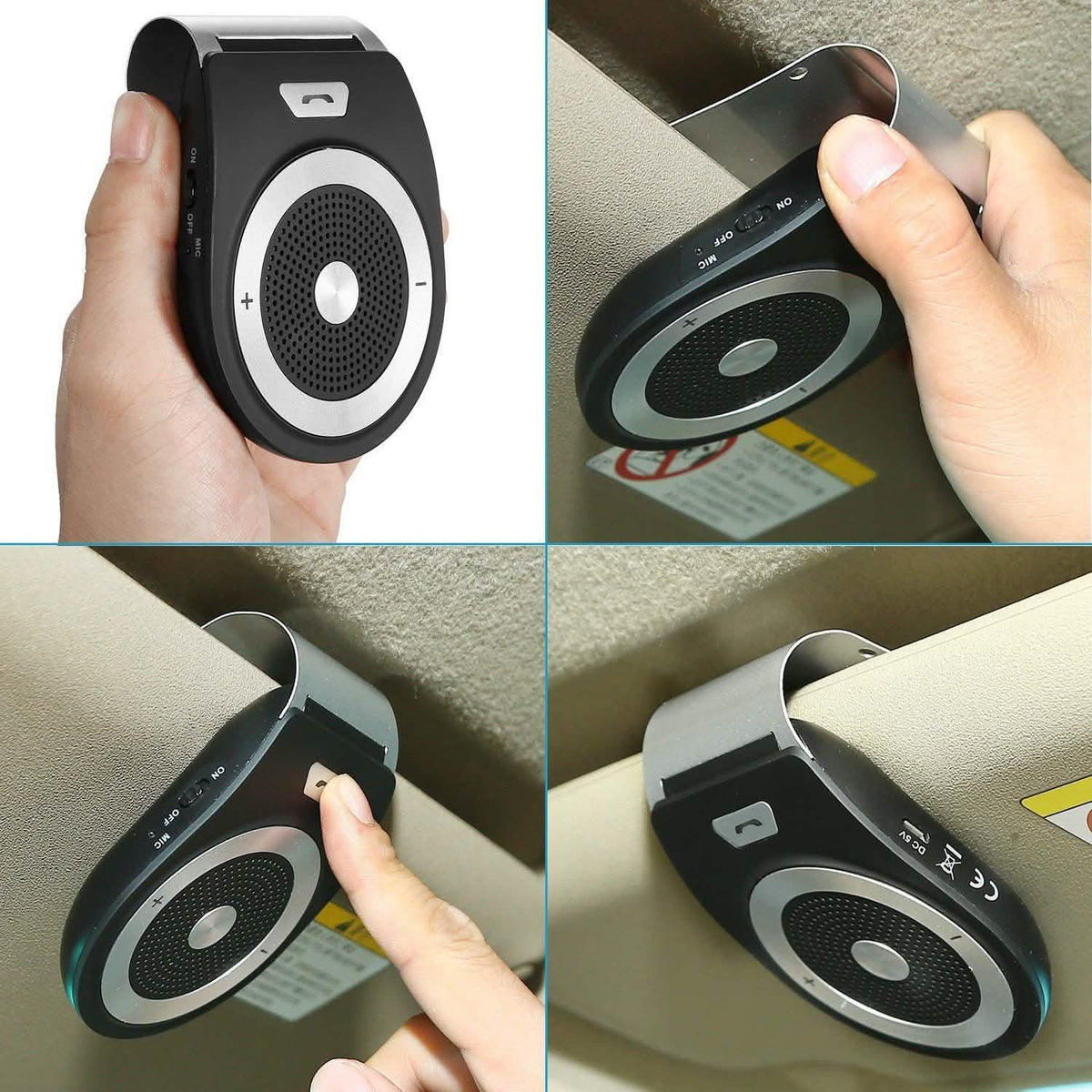 Car Wireless Speakerphone Automotive - Tophatter Daily Deals