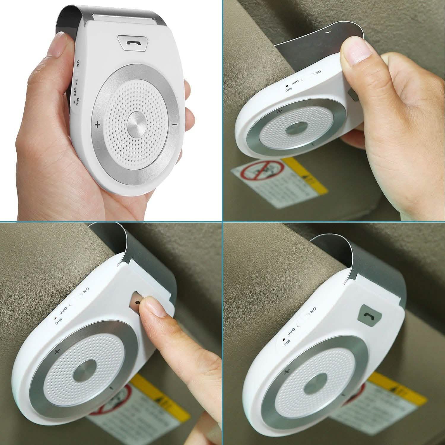 Car Wireless Speakerphone Automotive - Tophatter Daily Deals