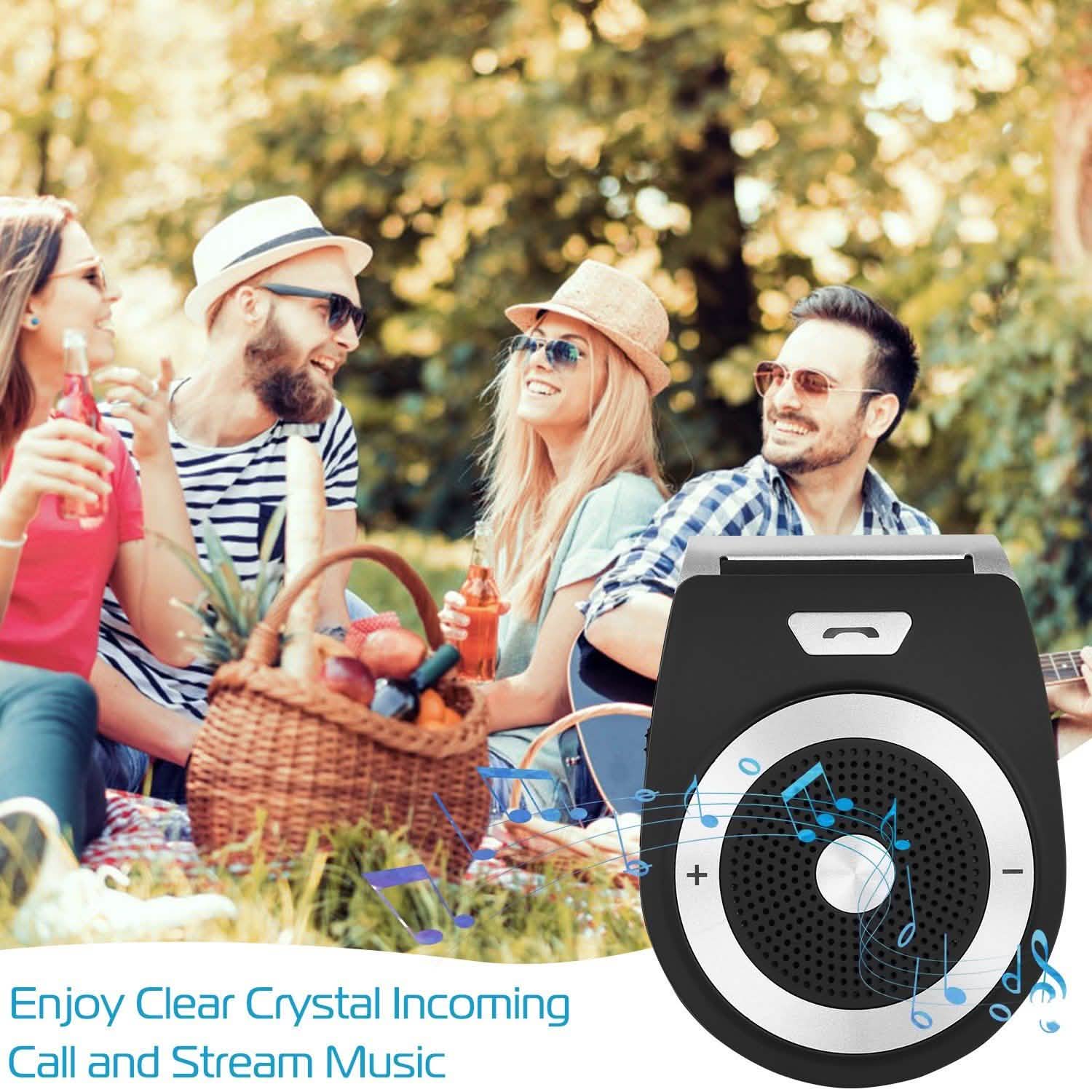 Car Wireless Speakerphone Automotive - Tophatter Daily Deals