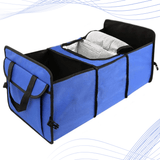 Car Boot Organiser - Heavy Duty Collapsible Foldable Tidy Pocket Storage Car Accessories - Tophatter Daily Deals