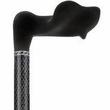 Lightweight & Adjustable: High-Tech Carbon Fiber Palm Grip Cane Palm Hand Grip Canes - Tophatter Daily Deals