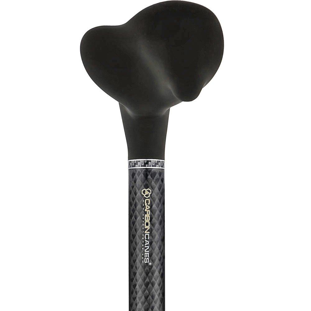 Lightweight & Adjustable: High-Tech Carbon Fiber Palm Grip Cane Palm Hand Grip Canes - Tophatter Daily Deals
