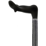 Lightweight & Adjustable: High-Tech Carbon Fiber Palm Grip Cane Palm Hand Grip Canes - Tophatter Daily Deals