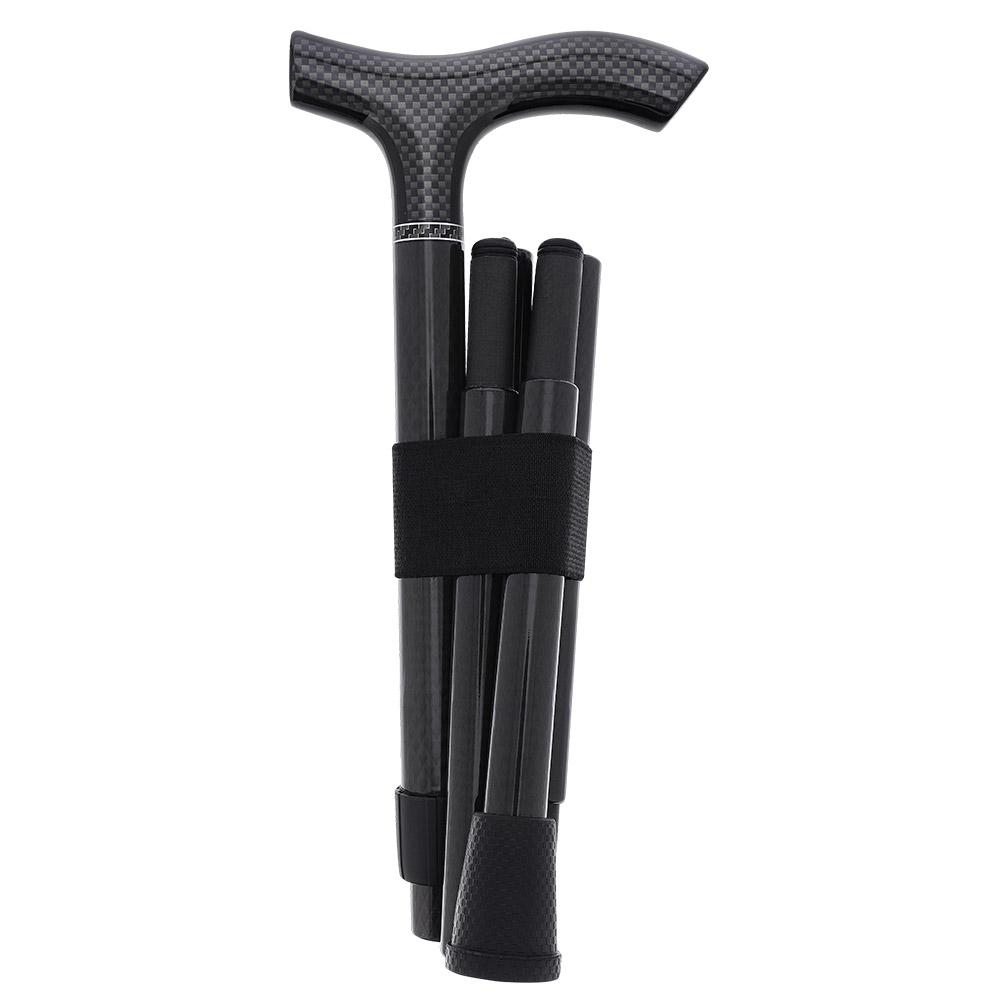 Ultra-Light Mini Folding Carbon Fiber Cane - Adjustable Fritz Superlite Carbon Fiber Walking Canes - Tophatter Daily Deals