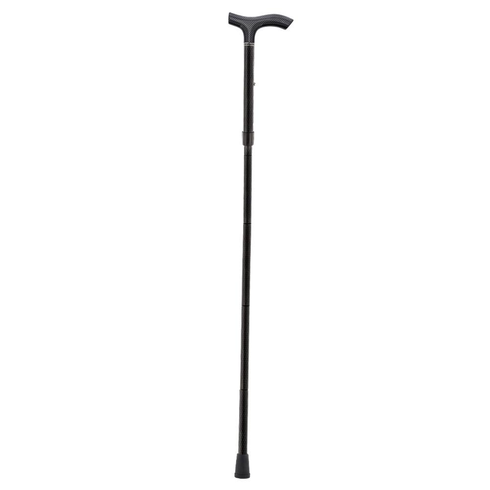 Ultra-Light Mini Folding Carbon Fiber Cane - Adjustable Fritz Superlite Carbon Fiber Walking Canes - Tophatter Daily Deals