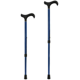 Carbon Fiber Blue Mesh Derby: Adjustable Walking Cane Superlite Carbon Fiber Walking Canes - Tophatter Daily Deals