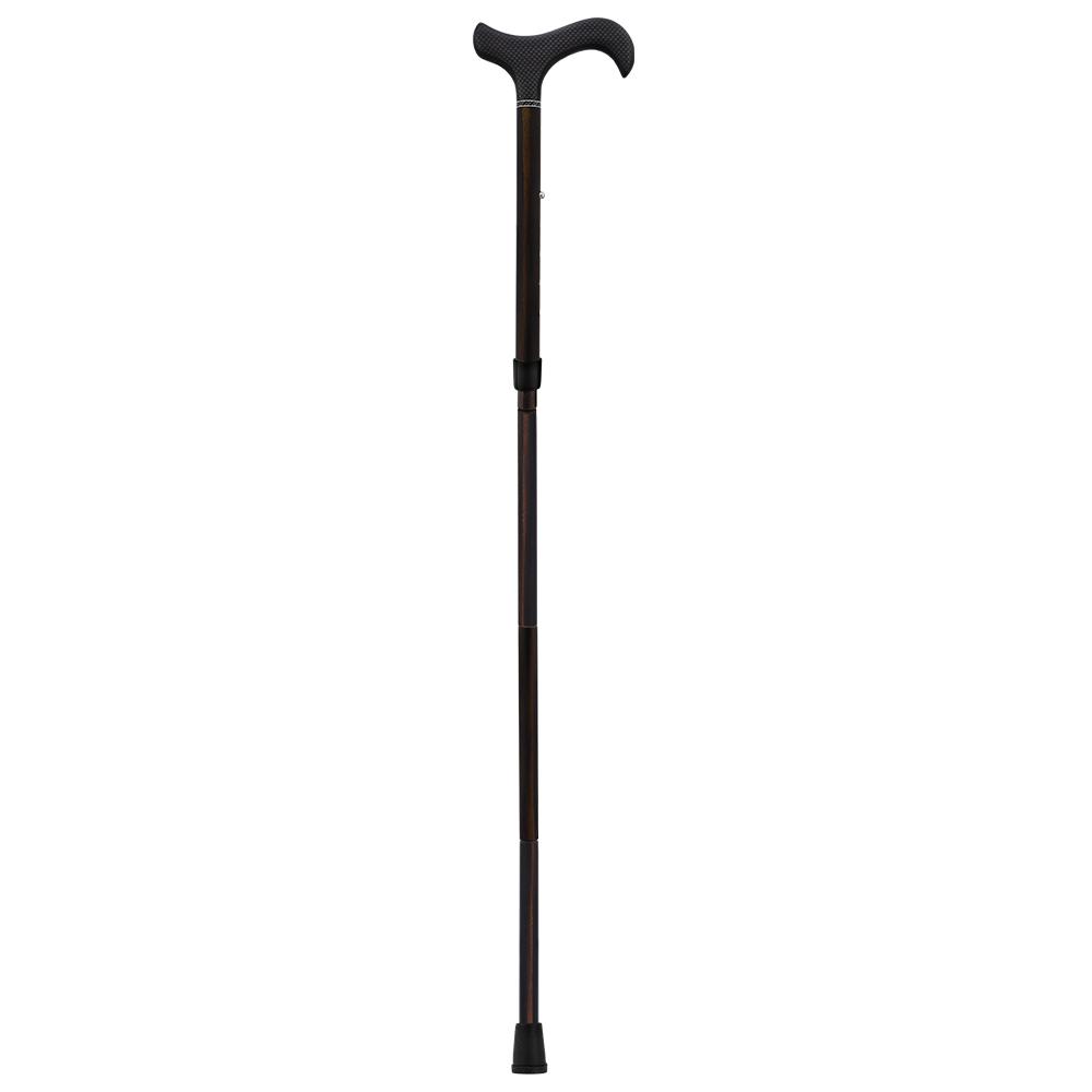 Exotic Ebony Wrapped Folding Carbon Fiber Cane - Foldable, Adjustable Superlite Carbon Fiber Walking Canes - Tophatter Daily Deals