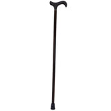 Exotic Ebony Wood on Carbon Fiber - Derby Walking Cane Superlite Carbon Fiber Walking Canes - Tophatter Daily Deals