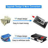 Carbon Fiber Money Clip Wallet with RFID Blocking Handbags & Wallets - Tophatter Daily Deals