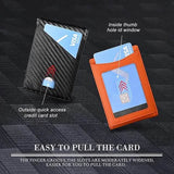Carbon Fiber Rfid Men Wallets Bi-fold Vallet Billfold Handbags & Wallets - Tophatter Daily Deals