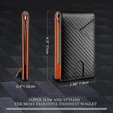Carbon Fiber Rfid Men Wallets Bi-fold Vallet Billfold Handbags & Wallets - Tophatter Daily Deals