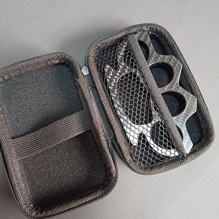 2023 New Carbon Fiber Brass Knuckles Brass Knuckles - Tophatter Daily Deals