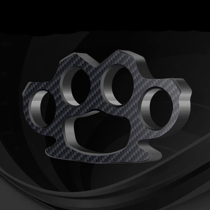 2023 New Carbon Fiber Brass Knuckles Brass Knuckles - Tophatter Daily Deals