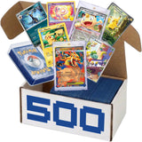 500-Card Pokemon TCG Mystery Lot with Deck Box - Assorted Commons, Rares and Holos Toys & Games - Tophatter Daily Deals
