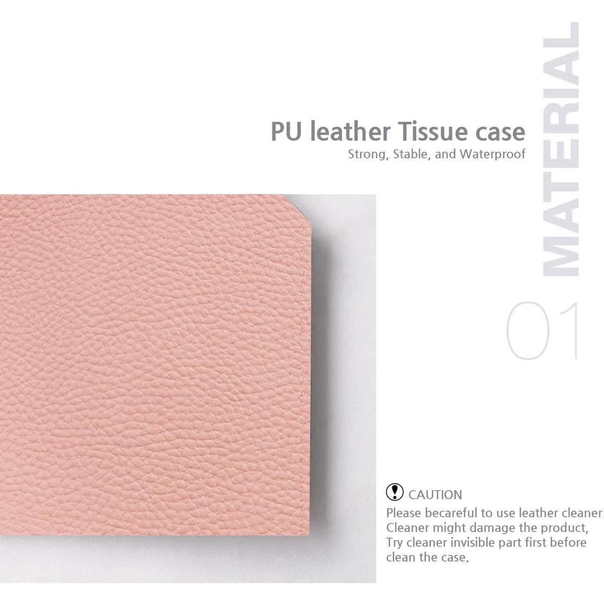 Carrotez Modern PU Leather Square Tissue Box Holder Furniture & Decor - Tophatter Daily Deals
