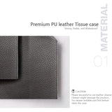 Carrotez Modern PU Leather Square Tissue Box Holder Furniture & Decor - Tophatter Daily Deals